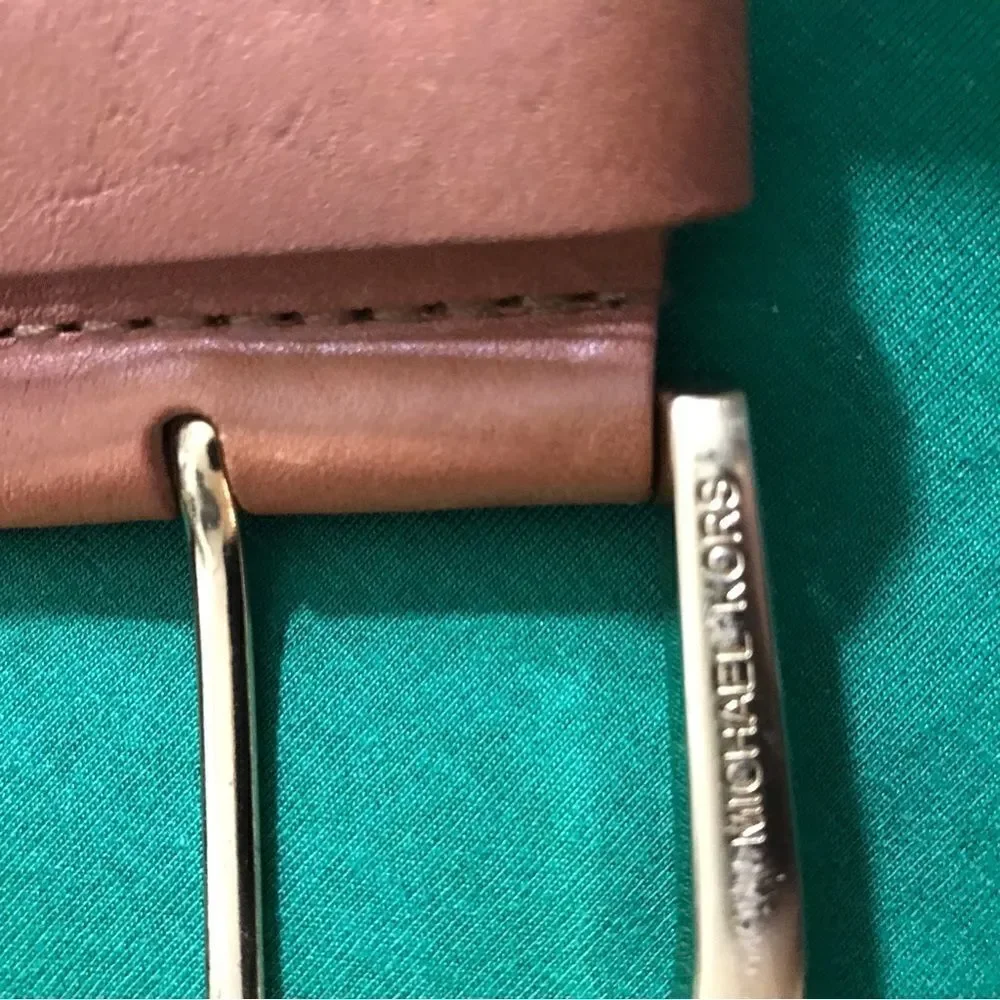 Michael Kors Braided Leather Belt Size Small